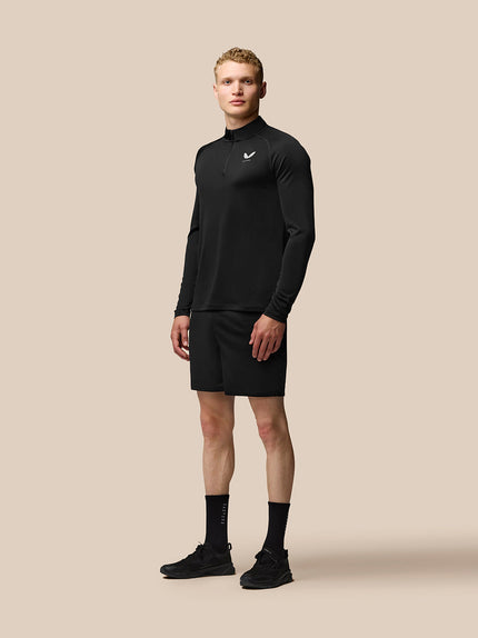 Adapt Training 1/4 Zip Top - Black