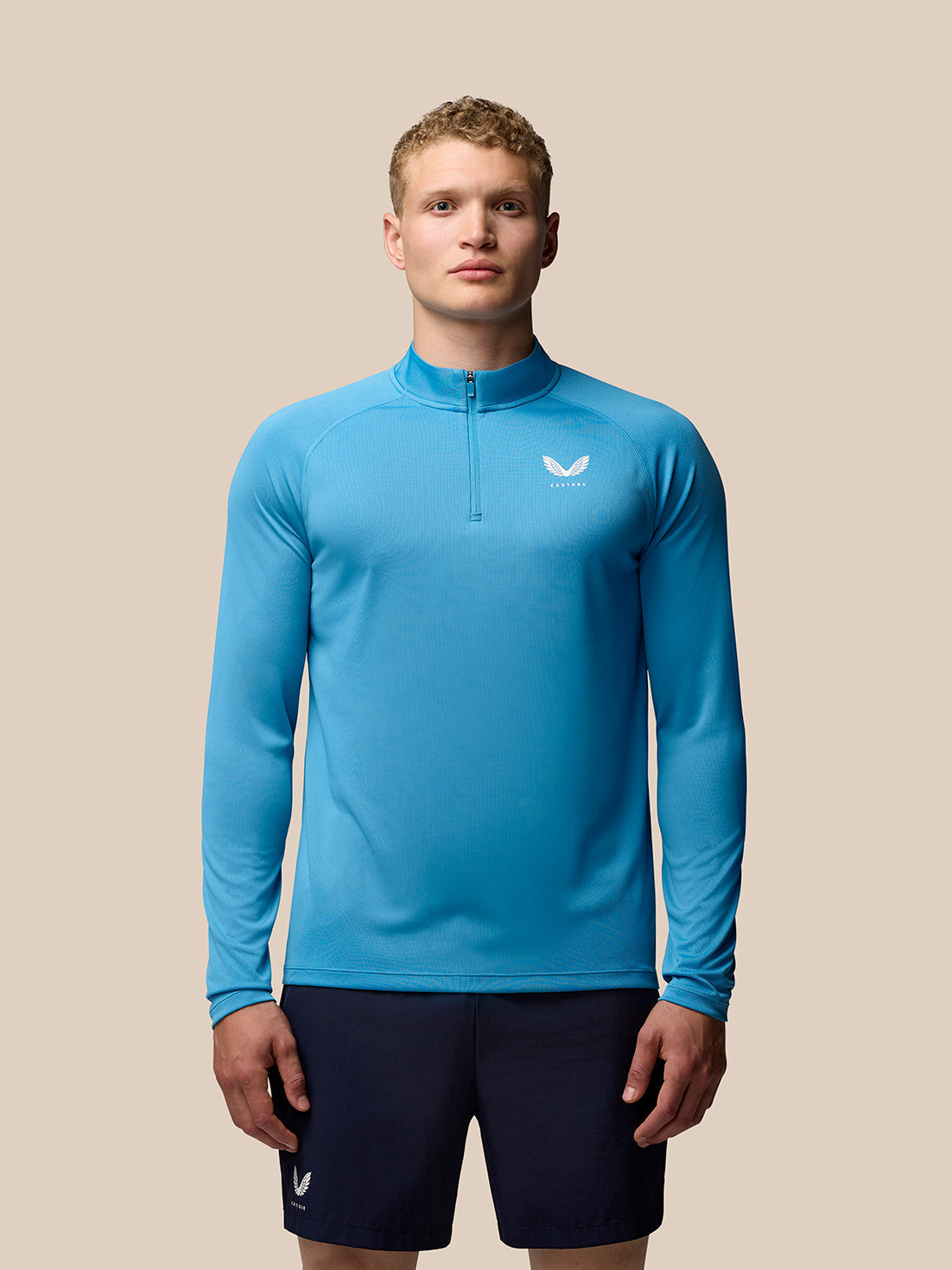 Adapt Training 1/4 Zip Top - Corn Blue