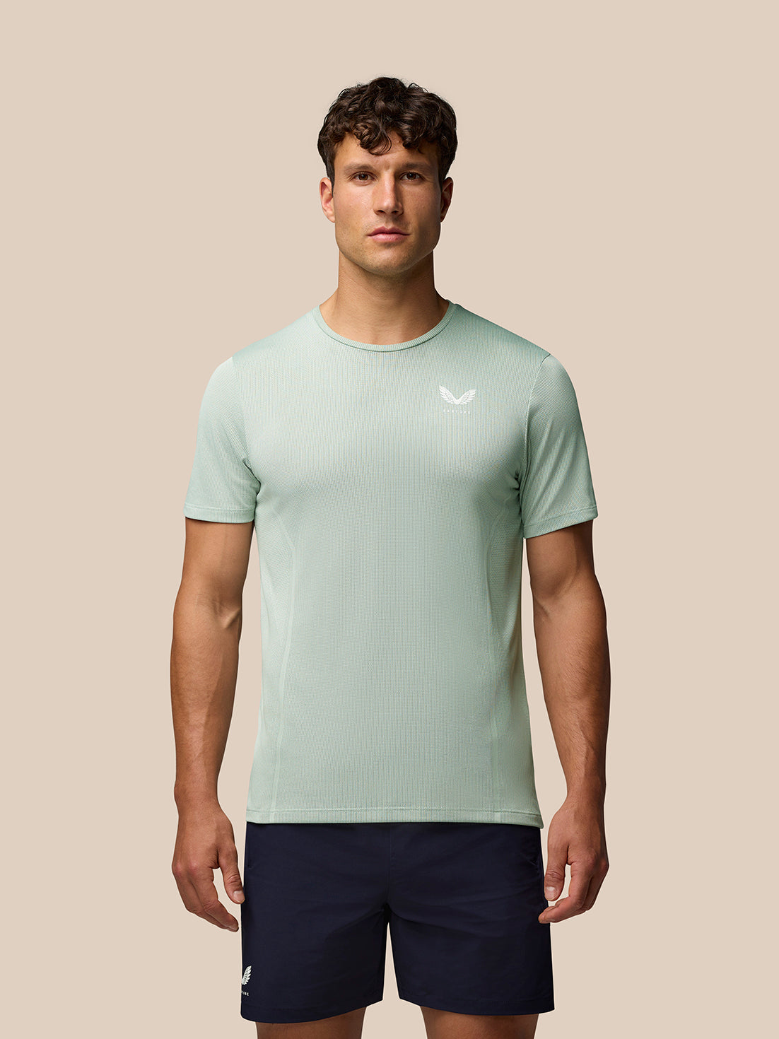 Men’s Apex Short Sleeve Engineered Knit T Shirt - Green