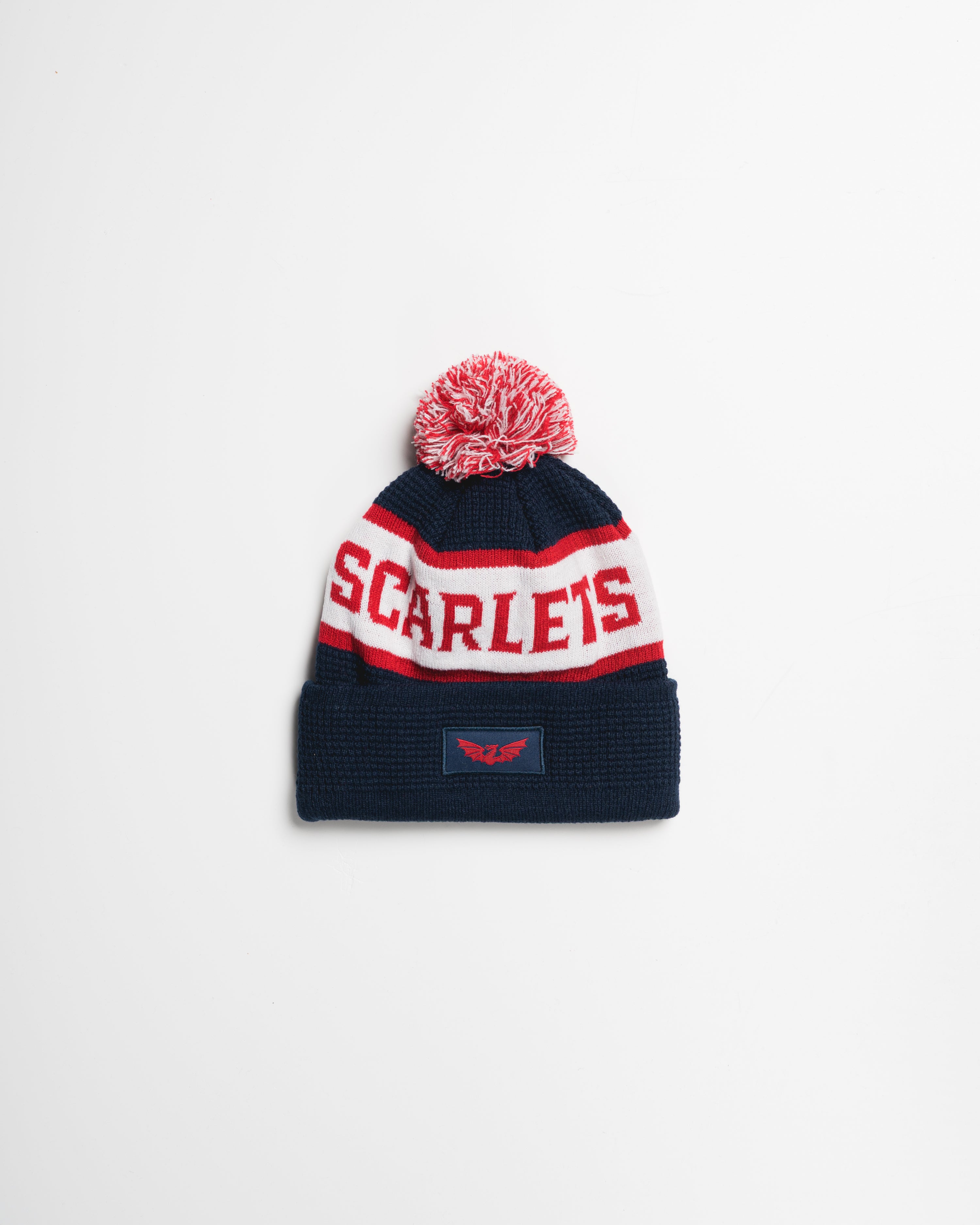 Scarlets 25/26 Bobble Hat Navy/Red/White – Scarlets Rugby
