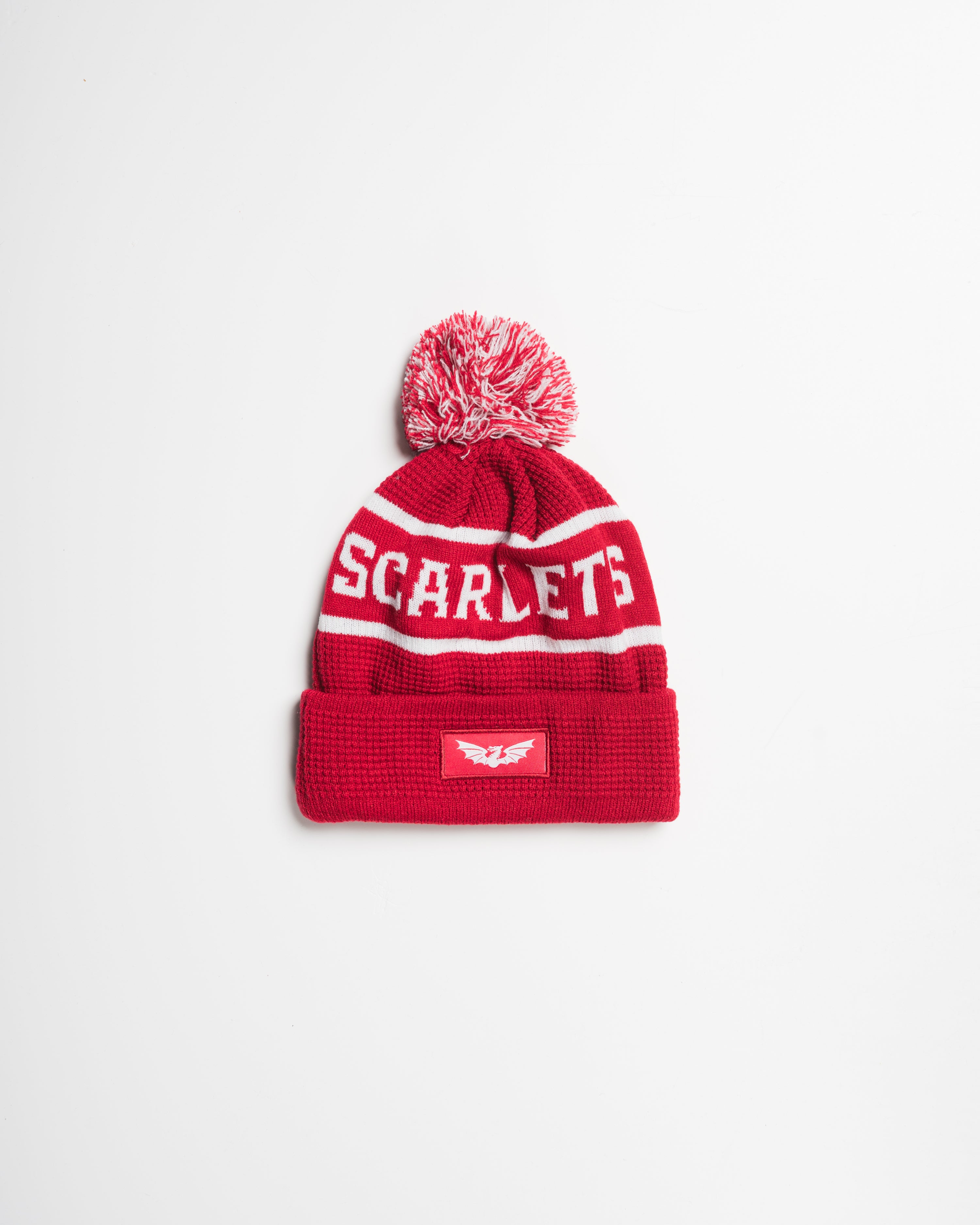 Scarlets 25/26 Bobble Hat Red/White – Scarlets Rugby