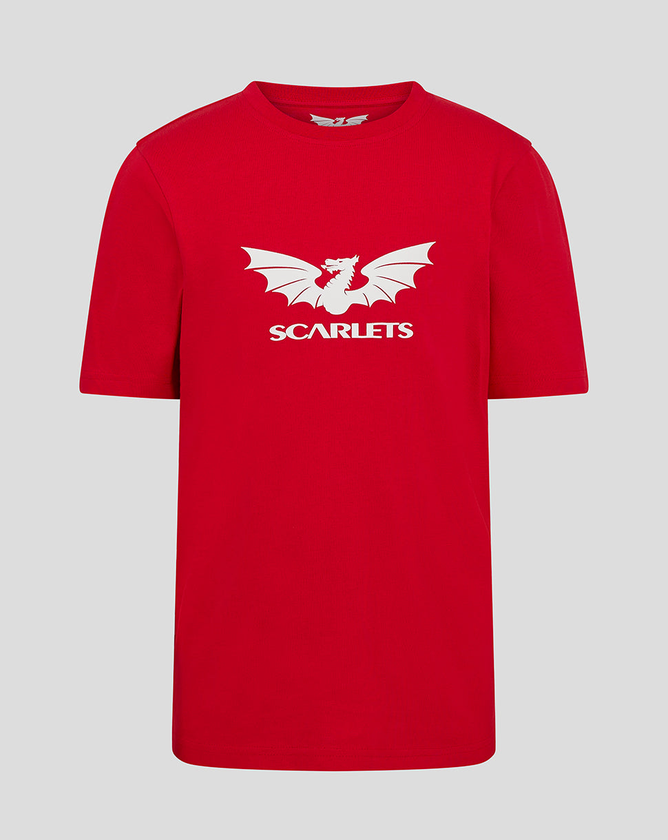 JUNIOR 24/25 CORE CREST T-SHIRT - RED