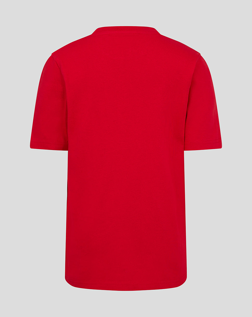 JUNIOR 24/25 CORE CREST T-SHIRT - RED