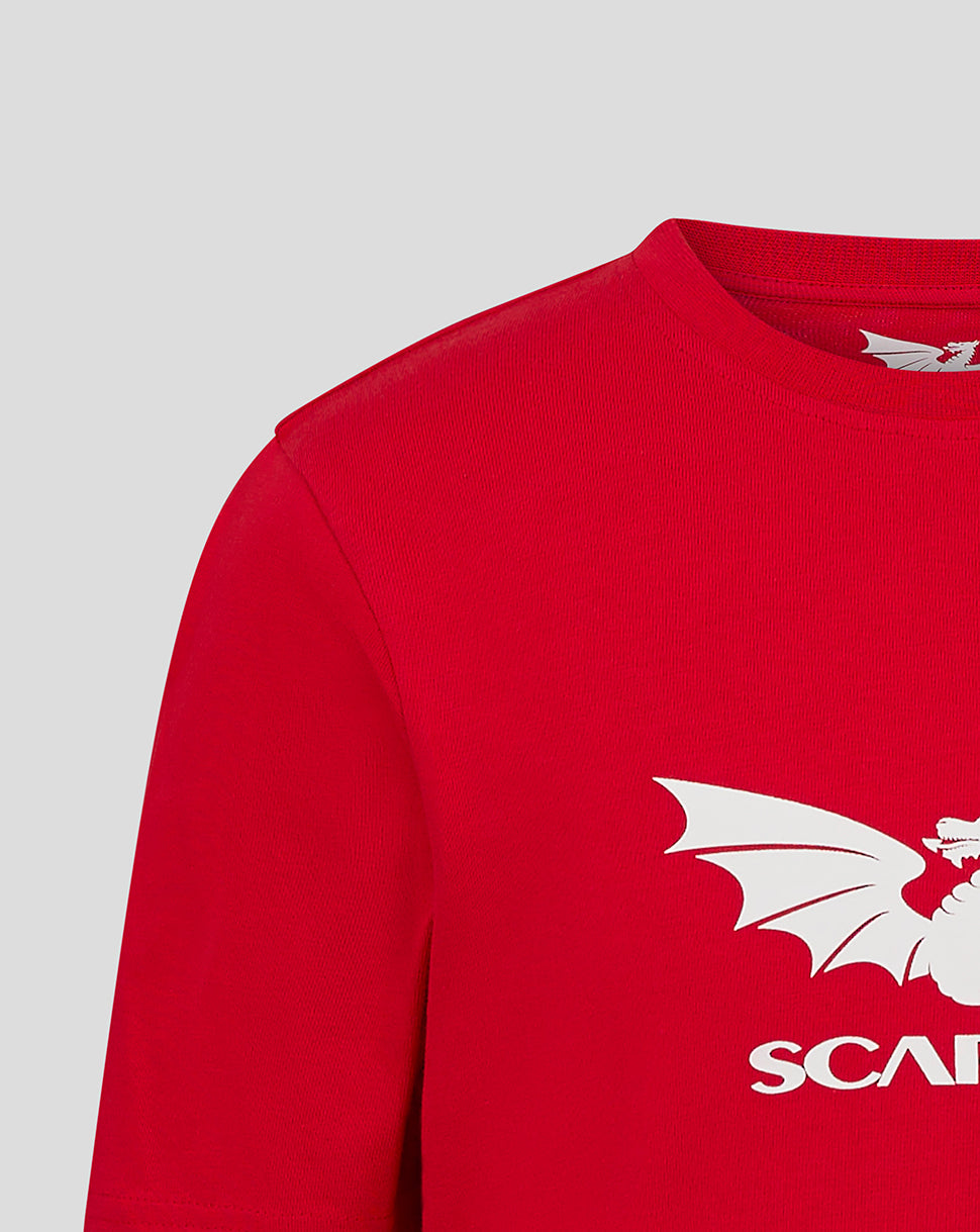 JUNIOR 24/25 CORE CREST T-SHIRT - RED