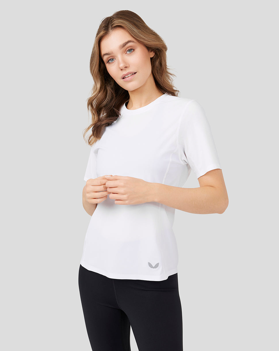 Women's White Metatek Training T-Shirt