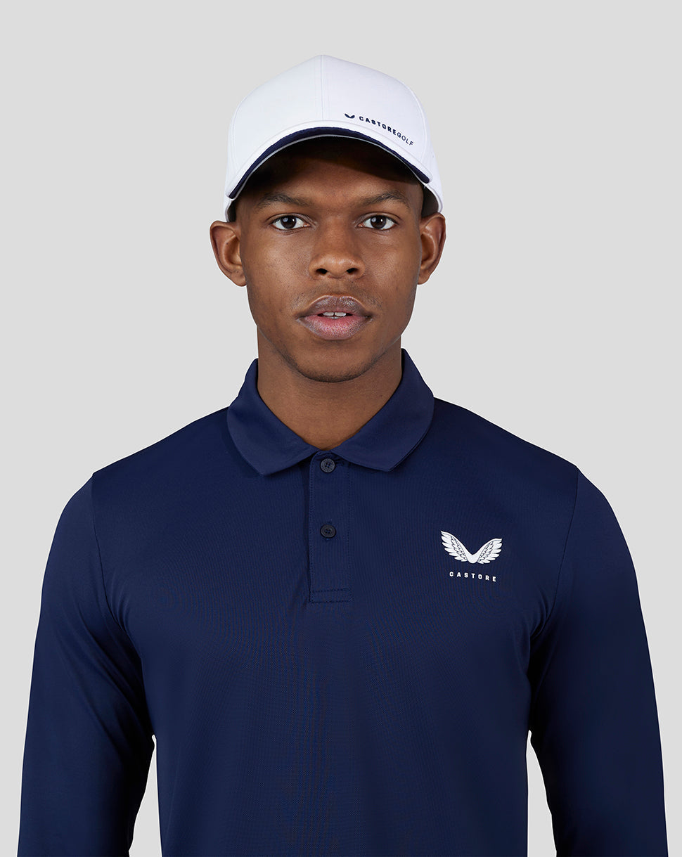 Midnight Golf Navy Essential Long Sleeve Polo