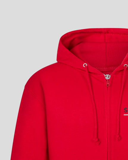 Scarlets Full Zip Hoodie - Red